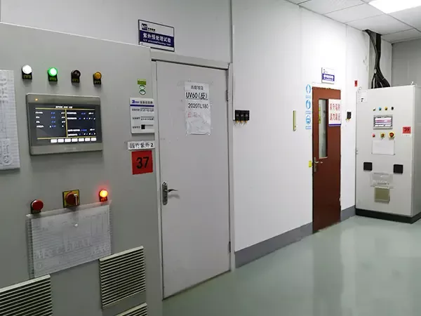 UV preconditioning test